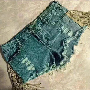 Vintage Havana Fringed Shorts